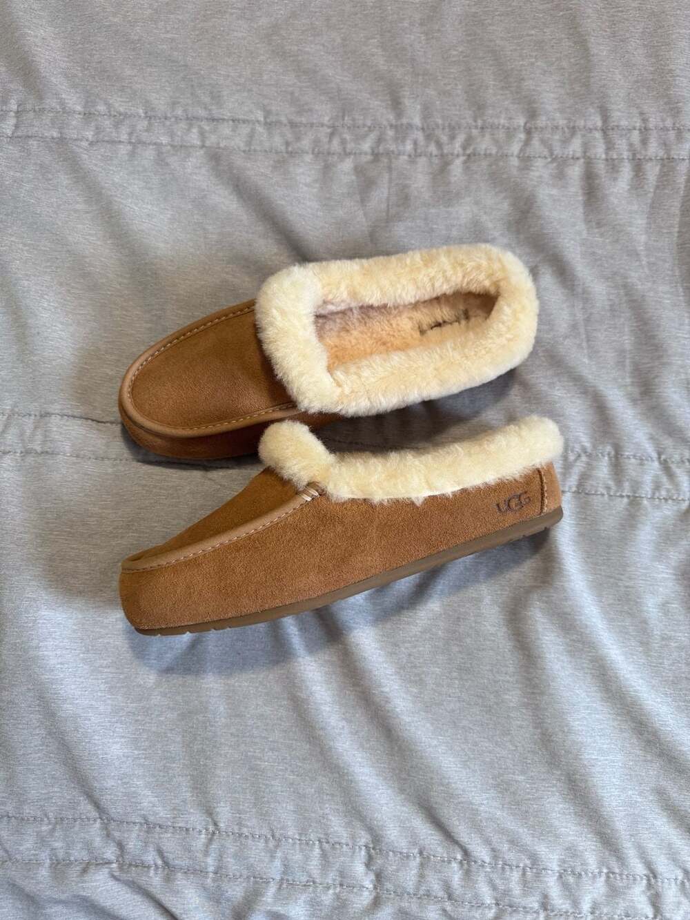 UGG Ansley Mule Slippers Chestnut Women’s Size 7 1171391